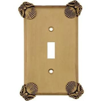 ANNE AT HOME Oceanus Shell Wall Plate (Antique Brass Gold Finish)