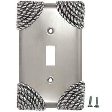 ANNE AT HOME Roguery Ropes Wall Plate (Bright Nickel Finish)