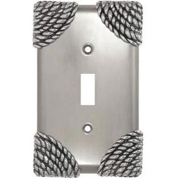 ANNE AT HOME Roguery Ropes Wall Plate (Bright Nickel Finish)