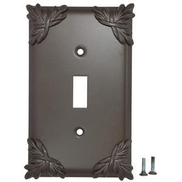 ANNE AT HOME Sonnet Leaf Wall Plate (Oil Rubbed Bronze Finish)