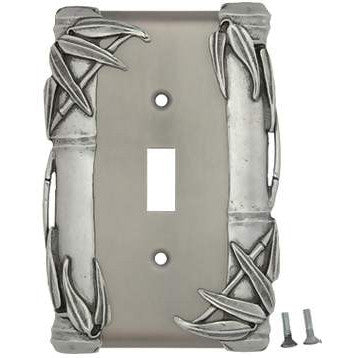 ANNE AT HOME Bamboo Style Wall Plate (Matte Nickel Finish)