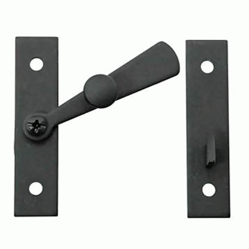 ACORN MANUFACTURING Cast Iron Cabinet Latch: Smooth Iron Square Latch