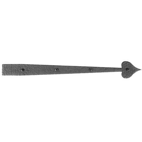 ACORN MANUFACTURING 14 1/4 Inch Rough Iron Heart Dummy Strap