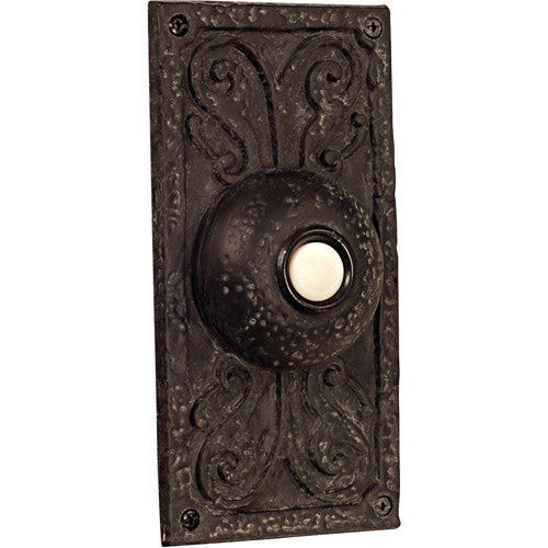 CRAFTMADE Surface Mount Designer LED Lighted Push Button in Weathered Black