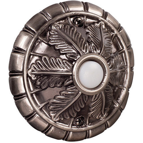 CRAFTMADE Surface Mount Medallion LED Lighted Push Button in Antique Pewter