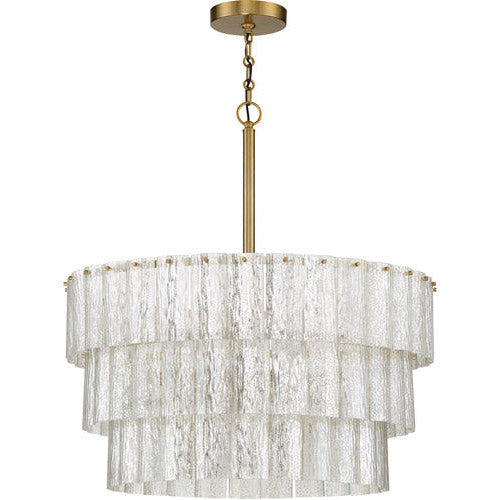 CRAFTMADE Museo 9 Light Pendant in Satin Brass