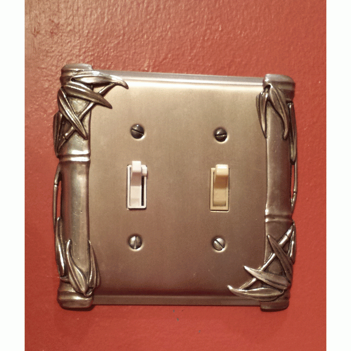 ANNE AT HOME Bamboo Style Wall Plate (Bronze Rubbed Finish)