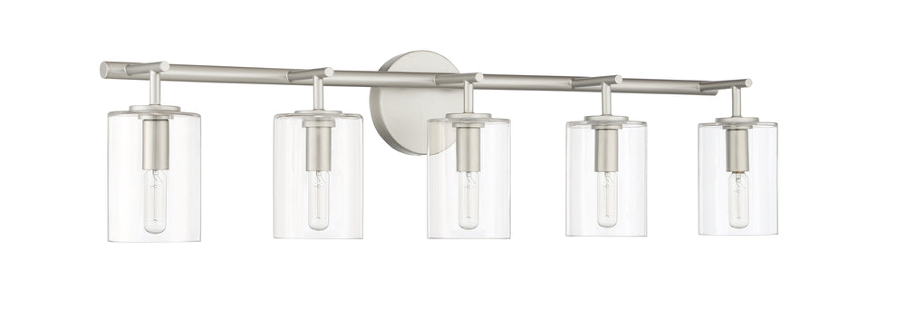 CRAFTMADE Hailie 5 Light Vanity in Satin Nickel