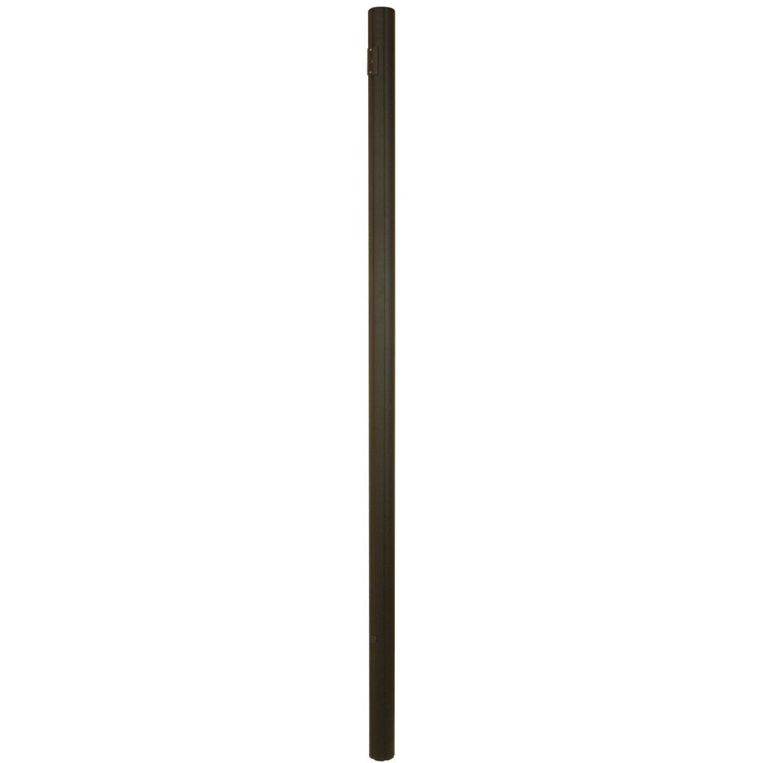 CRAFTMADE 84" Fluted Direct Burial Post in Textured Black