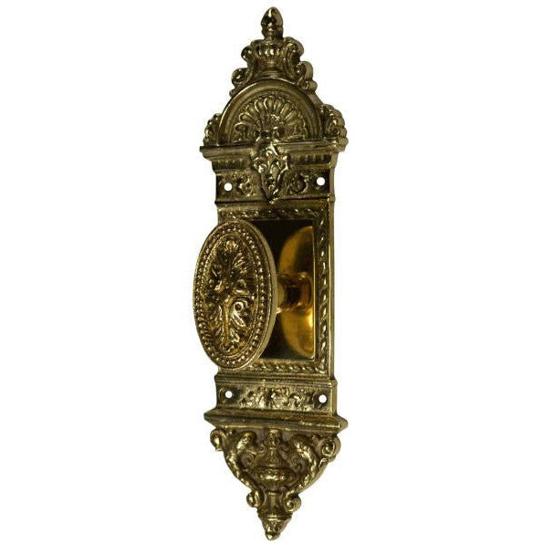 European Door Set With Beaded Style Avalon Oval Knob COPPER MOUNTAIN HARDWARE