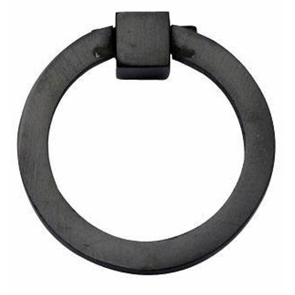 COPPER MOUNTAIN HARDWARE 2 1/2 Inch Mission Style Solid Brass Drawer Ring Pull (Oil Rubbed Bronze)