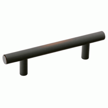 EMTEK Emtek 12 1/2 Inch Overall (10 Inch c-c) Brass Bar Pull (Oil Rubbed Bronze Finish)