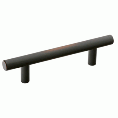 EMTEK 10 1/2 Inch Overall (8 Inch c-c) Brass Bar Pull (Oil Rubbed Bronze Finish)