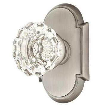 EMTEK Emtek Crystal Astoria Door Knob Set With # 8 Rosette