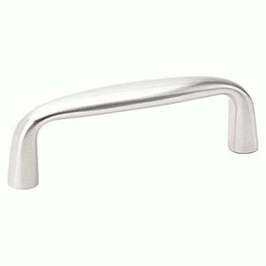 EMTEK 3 7/8 Inch Overall (3 1/2 Inch c-c) Brass Orbit Pull (Polished Chrome Finish)