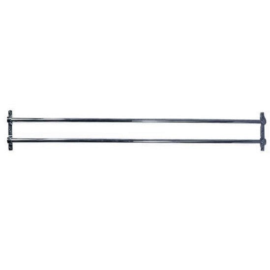 36 Inch Solid Brass Double Push Bar COPPER MOUNTAIN HARDWARE