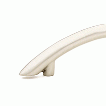 EMTEK Emtek 8 5/8 Inch Overall (6 Inch c-c) Brass Arch Pull (Satin Nickel Finish)