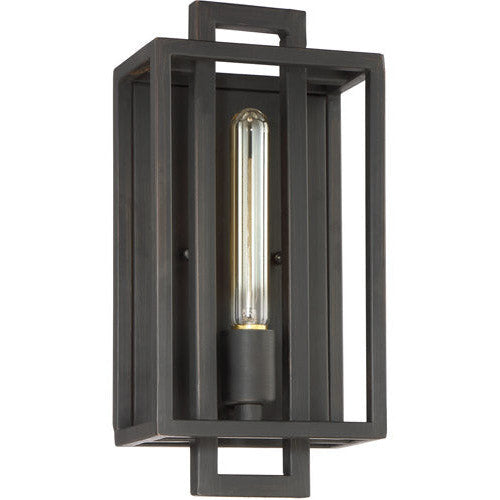 Cubic 1 Light Wall Sconce in Aged Bronze Brushed CRAFTMADE