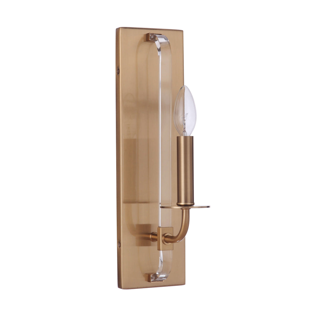 CRAFTMADE Graclyn 1 Light Sconce in Satin Brass