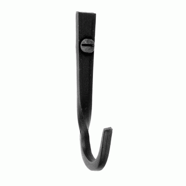 ACORN MANUFACTURING Colonial 3 Inch Forged Iron Cut Nail Style Hook