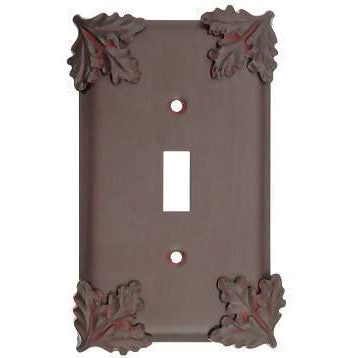 ANNE AT HOME Oak Leaf Style Wall Plate (Rust Finish)