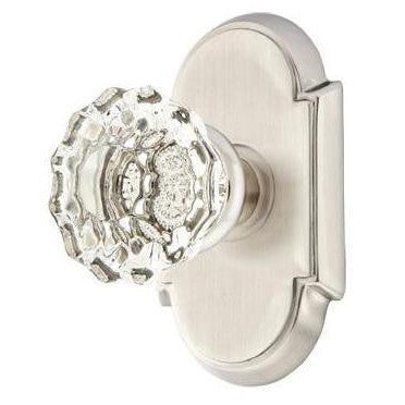 EMTEK Emtek Crystal Astoria Door Knob Set With # 8 Rosette