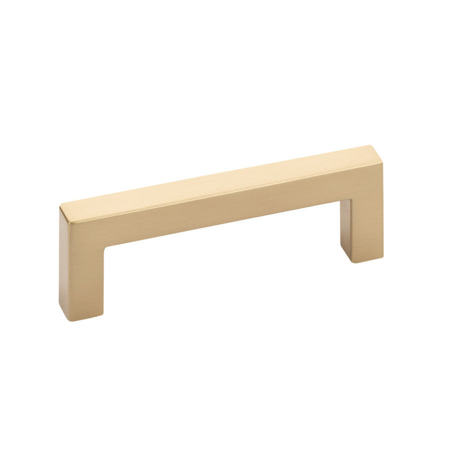 EMTEK 6 1/2 Inch (6 Inch c-c) Warwick Pull (Satin Brass Finish)