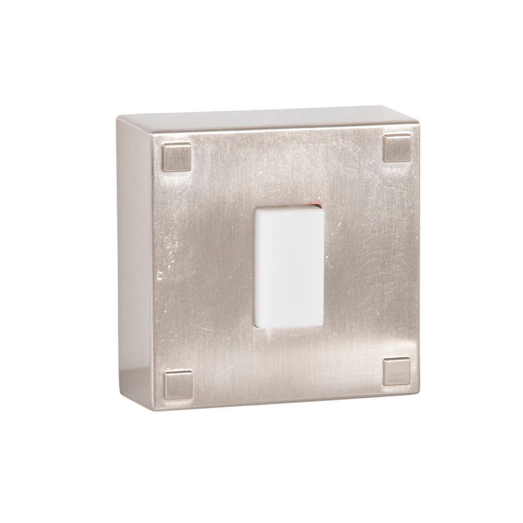 CRAFTMADE Surface Mount LED Lighted Push Button in Brushed Polished Nickel