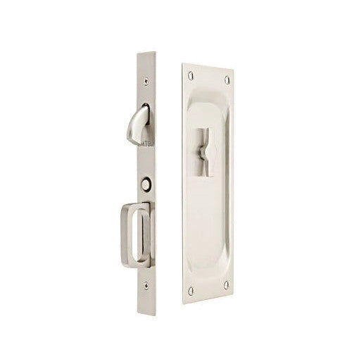 EMTEK Solid Brass Privacy Pocket Door Mortise Lock (Several Finishes Available)