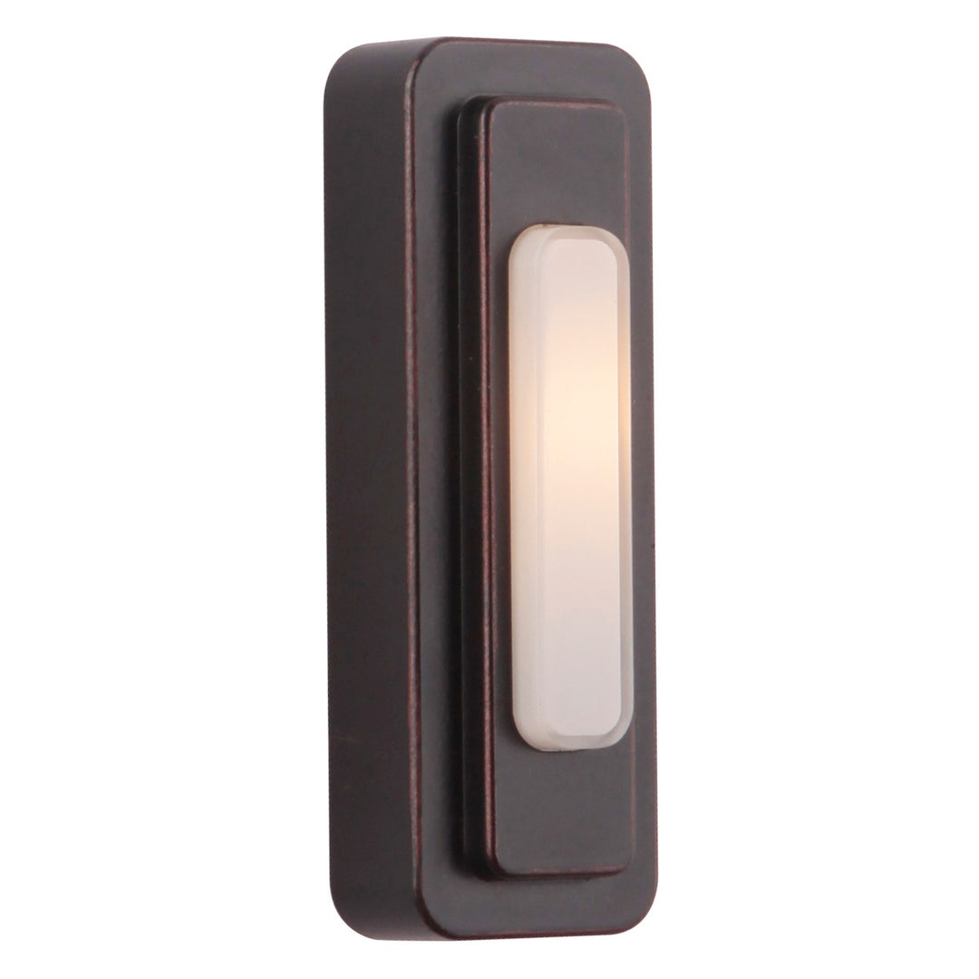 CRAFTMADE Surface Mount LED Lighted Push Button, Tiered in Oiled Bronze Gilded