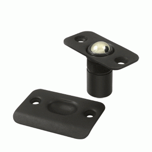 DELTANA 2 1/8 Inch Deltana Solid Brass Round Corners Ball Catch (Oil Rubbed Bronze Finish)