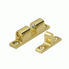 DELTANA 1 7/8 Inch Deltana Ball Tension Catch (Polished Brass Finish)