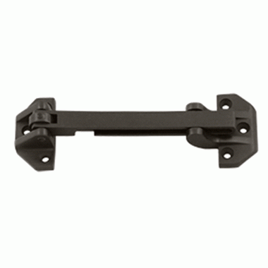 DELTANA Door Guards, Security, Solid Brass 6 3/4" Door Guard (Oil Rubbed Bronze Finish)