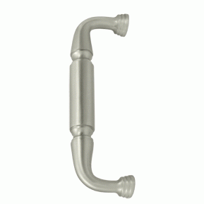 DELTANA 8 Inch Deltana Solid Brass Door Pull (Brushed Nickel Finish)