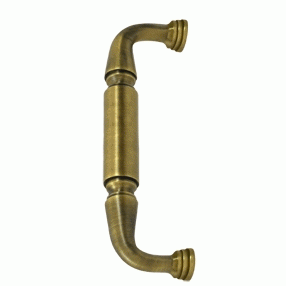 DELTANA 8 Inch Deltana Solid Brass Door Pull (Antique Brass Finish)