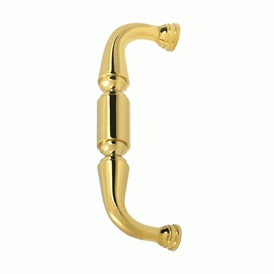 DELTANA 6 Inch Deltana Solid Brass Door Pull (Polished Brass)