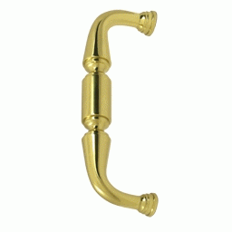 DELTANA 6 Inch Deltana Solid Brass Door Pull (Polished Brass Finish)