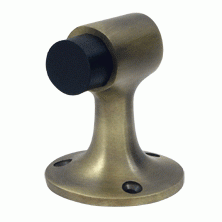 DELTANA Floor Mounted Bumper Door Stop (Antique Brass Finish)