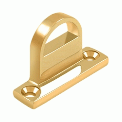 DELTANA 1 Inch Deltana Solid Brass Heavy Duty Bracket (Polished Brass Finish)