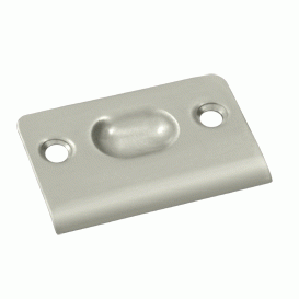 DELTANA 2 1/8 Inch Deltana Strike Plate (Brushed Nickel Finish)