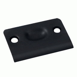 DELTANA 2 1/8 Inch Deltana Strike Plate (Matte Black Finish)