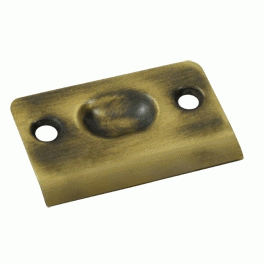 DELTANA 2 1/8 Inch Deltana Strike Plate (Antique Brass Finish)