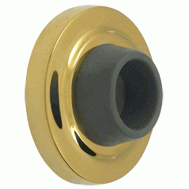 DELTANA 2 3/8 Inch Wall Bumper Guard (Polished Brass Finish)