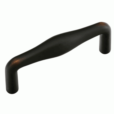 EMTEK 3 1/4 Inch Overall (3 Inch c-c) Dane Pull (Oil Rubbed Bronze Finish)