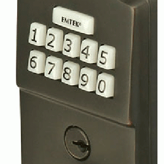 EMTEK Emtek E2000 Electronic Keypad Leverset (Oil Rubbed Bronze Finish)