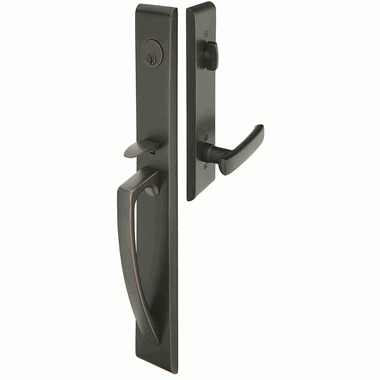 EMTEK Solid Brass Orion Style Entryway Set (Oil Rubbed Bronze Finish)