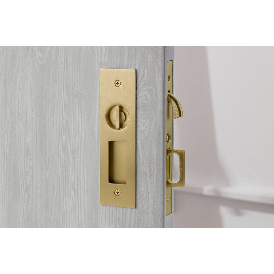 EMTEK Emtek Brass Pocket Door Mortise Modern Rectangular in Several Finishes