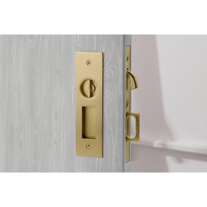 EMTEK Emtek Brass Pocket Door Mortise Modern Rectangular in Several Finishes