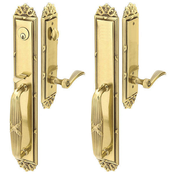 EMTEK Solid Brass Imperial Style Entryway Set (Several Finishes Available)