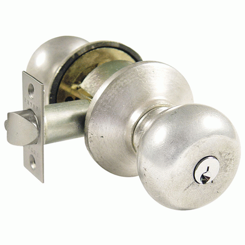 EMTEK Solid Brass Key In Winchester Door Knob Set With Disk Rosette